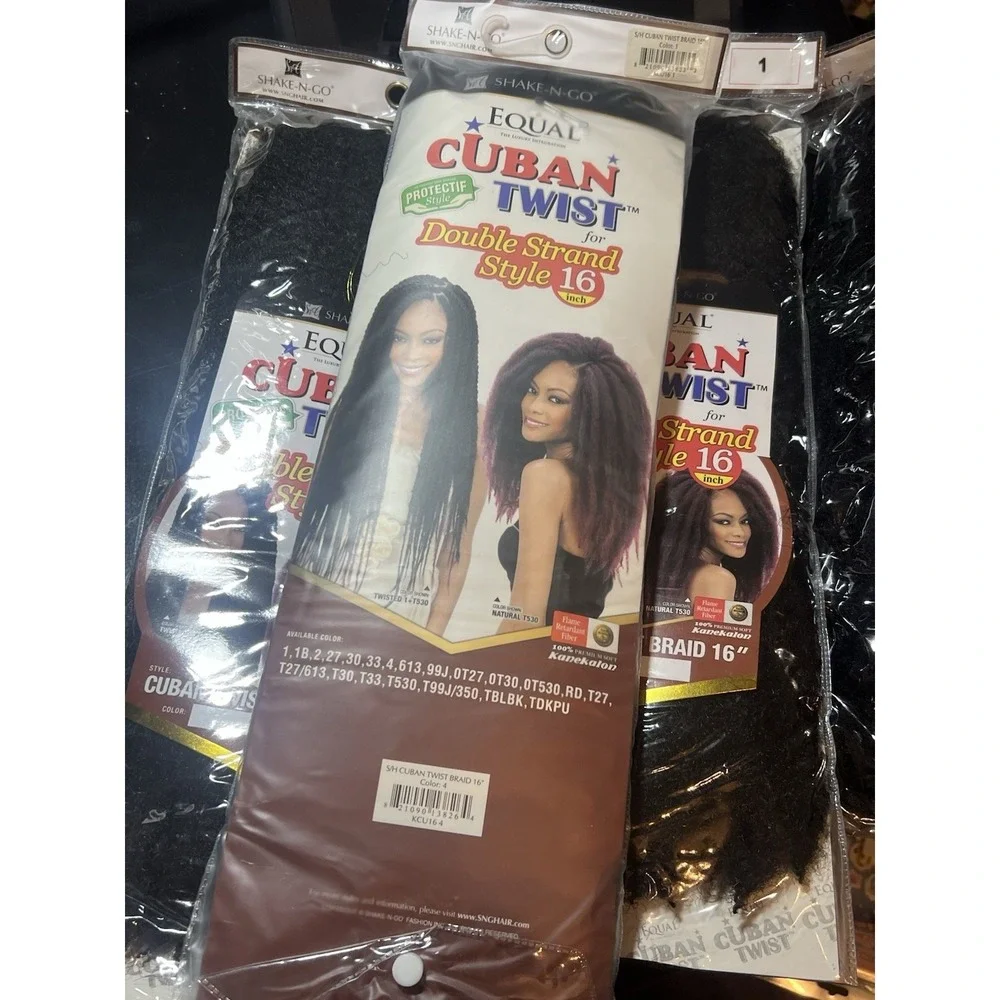 Shake-N-Go‎ Equal Cuban Twist Braid Double Strand Style 16